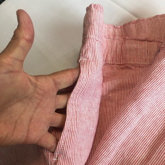 Purple & More Women’s Stripe Cropped Pant Capri Drawstring Side Pockets Pull On - Picture 3 of 7